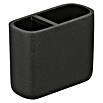 Camargue Zahnputzbecher Stone (10,6 x 6,5 x 14 cm, Polyresin, Anthrazit) | BAUHAUS