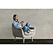 Feinsteinzeugfliese Millstone (120 x 60 cm, Schwarz, Matt) | BAUHAUS
