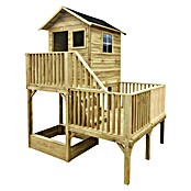 Spielhaus Tom (L x B x H: 22,65 x 176 x 272 cm, Holz, Natur) | BAUHAUS