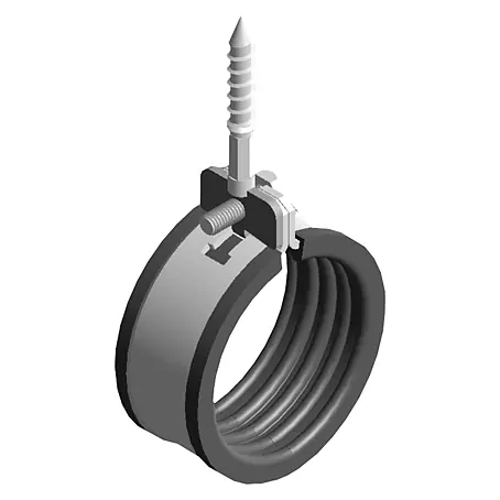 Morsetto per tubo tondo da 16-32mm di diametro Clip fissa per scheda a sella con ve in acciaio inossidabile 304 codice Off-Wall fissaggio per staffa per tubo tondo  13