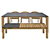 Sunfun Zoe Gartentisch (L x B x H: 220 x 100 x 77 cm, Keramik/Teak, Rechteckig, Naurbraun/Anthrazit) | BAUHAUS