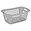 Sunware Wäschekorb (L x B x H: 55 x 28 x 23 cm, Silber)