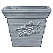 Tegla za cvijeće  (D x Š x V: 34 x 34 x 28 cm, prirodni materijali, Siva) | BAUHAUS