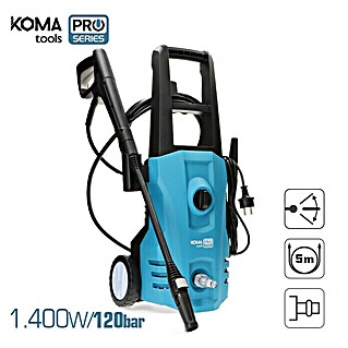 Hidrolimpiadora de alta presión Koma (1.400 W, Presión máx.: 120 bar)