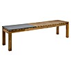 Sunfun Zoe Gartenbank (B x T x H: 180 x 45 x 45 cm, Teak/Keramik, Naturfarben) | BAUHAUS