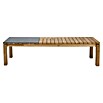 Sunfun Zoe Gartenbank (B x T x H: 180 x 45 x 45 cm, Teak/Keramik, Naturfarben) | BAUHAUS