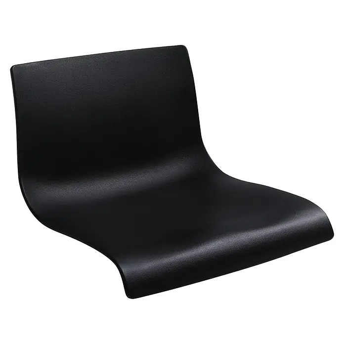 Fulmo Taburete alto Ter - Negro - Primer plano de una silla ergonómica negra, que combina confort y estética moderna. Ideal para la oficina o el hogar.