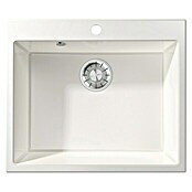 Atron Fregadero encastrable Binary (50,3 x 59,1 cm, Blanco, Brillante) | BAUHAUS