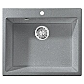 Atron Fregadero encastrable Binary (50,3 x 59,1 cm, Plata, Brillante) | BAUHAUS