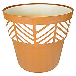 Blumentopf mit Bewässerung (Ø x H: 15 x 15 cm, Terra)