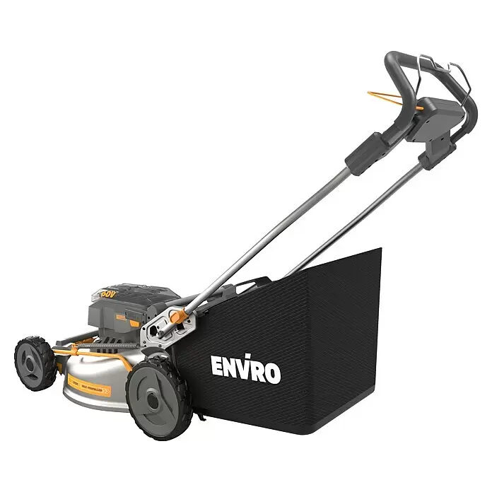 WORX WG751E Akku-Rasenmäher 48 Cm – Mit 2x 20V/4.0 Ah Akkus, Mulchkit & Höhenverstellung 20-70 Mm