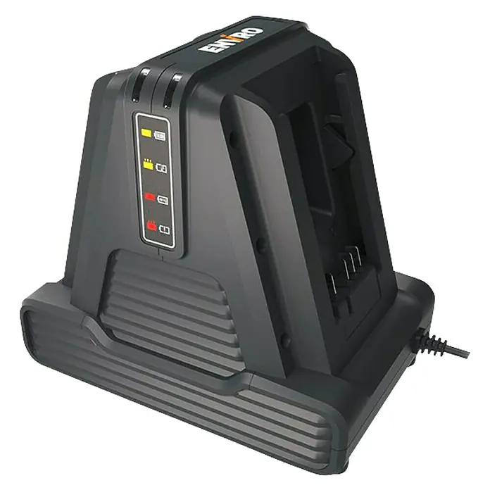Worx Dual-Ladegerät 8A EP3880 ENVIRO - Passend für: Worx Akku-Geräte 60 V, Grau - Abbildung eines Akkuladegeräts.