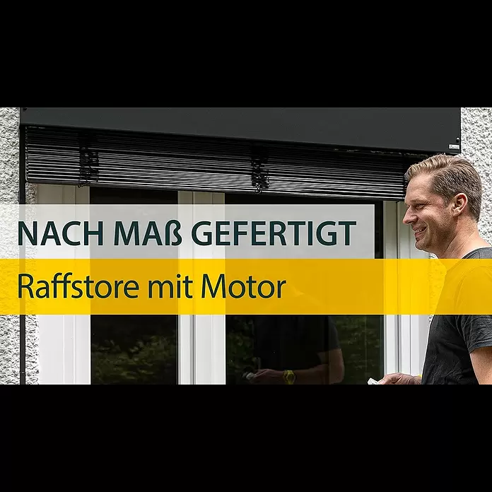 Schellenberg Raffstore Express - 170 x 160 cm - Raffstore Express: Raffstore mit Motor