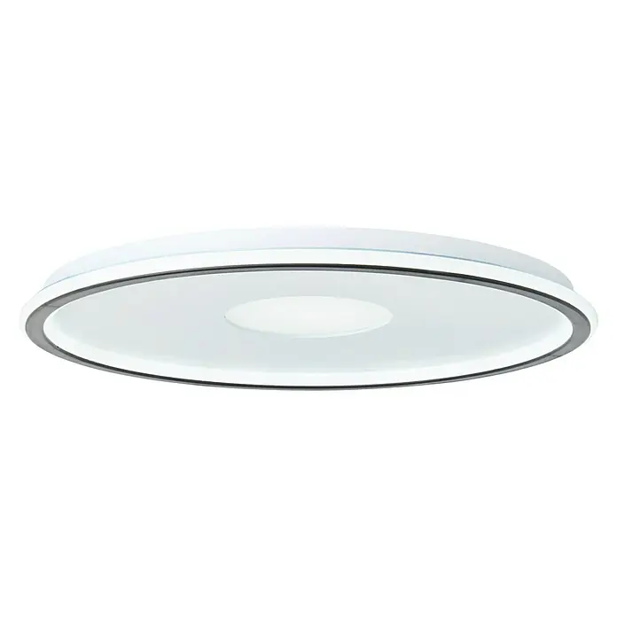 Brilliant LED-Deckenleuchte rund Vegas - 44 W, Durchmesser: 50,8 cm, Weiß, Mehrfarbig - Moderne LED-Deckenleuchte mit weißem Diffusor und schlankem Design. Ideal für zeitgenössische Wohnräume.