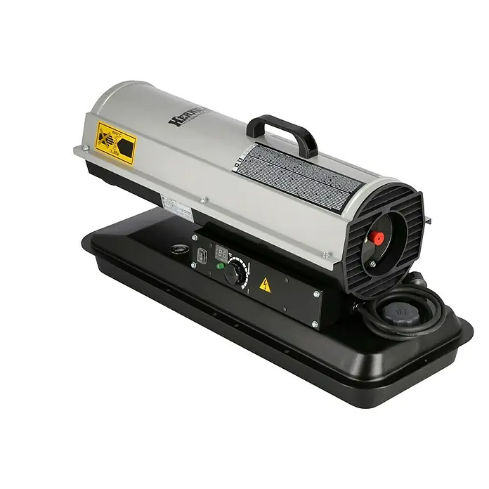 Herkules Calefactor diésel - 10 kW, Consumo de combustible: 0,5 kg/h - Representación de un calefactor HERKULES, diseñado para su uso en diversos entornos y condiciones.