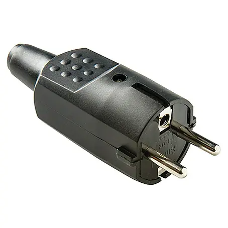 Famatel  Clavija de goma 2 P+TT