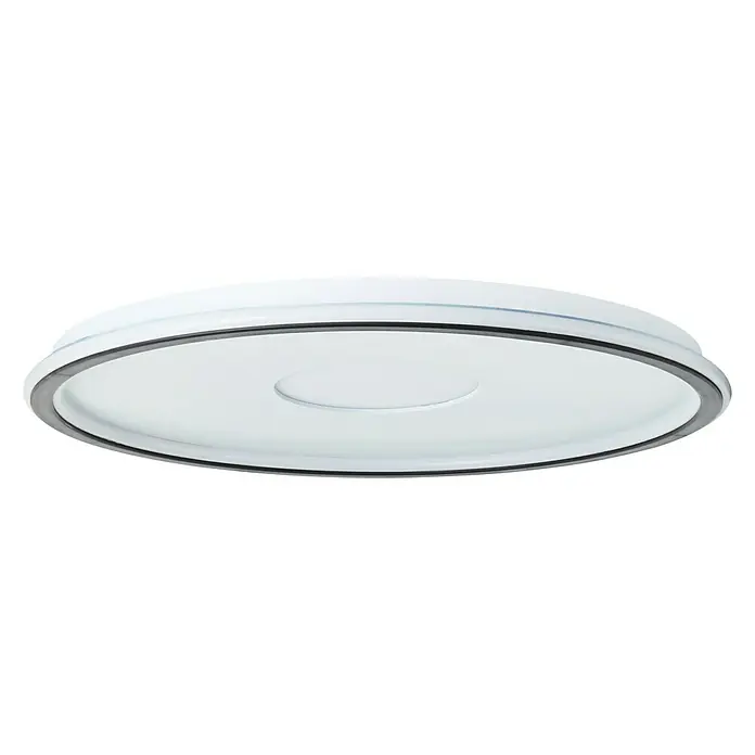 Brilliant LED-Deckenleuchte rund Vegas - 44 W, Durchmesser: 50,8 cm, Weiß, Mehrfarbig - Moderne, runde LED-Deckenleuchte mit schwarzem Rahmen. Ideal für stilvolle Innenräume und energiesparende Beleuchtung.