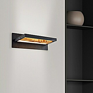 Brilliant LED-Wandleuchte Chaumont (9,5 W, L x B x H: 10 x 35 x 15,1 cm, Schwarz, Warmweiß)