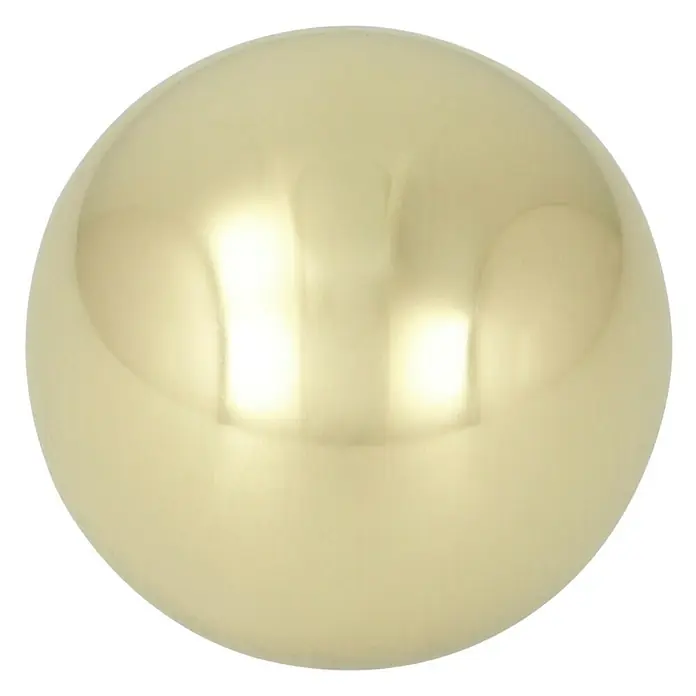 Häfele Pomo para muebles - Tipo de tirador del mueble: Botón, Ø x Al: 25 x 35 mm, Resplandeciente, Dorado - Esfera dorada brillante con superficie reflectante, ideal para decoraciones festivas y como centro de mesa llamativo.