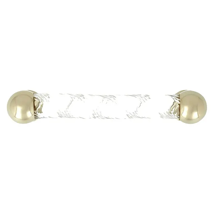 Häfele Möbelgriff - Typ Möbelgriff: Bügel, Glas, B x L: 30 x 100 mm - Nahaufnahme eines goldenen Tauziehseils mit weißem Seil in der Mitte. Ideal für Krafttraining und Fitnessübungen.