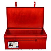 Caja de almacenaje y transporte (Largo: 80 cm, Rojo)