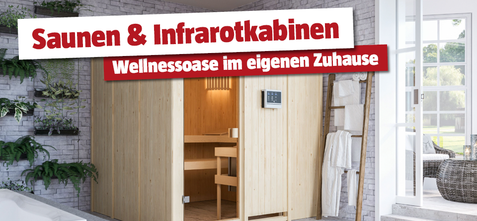 Sauna und Infrarotkabinen