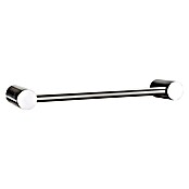 Tauro Baño Round Toallero de barra (Ancho: 35 cm, Cromo, Brillante) | BAUHAUS