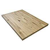Masivna drvena lijepljena ploča Rustikalni hrast  (Hrast, Klasa kvalitete lijepljenih drvenih ploča: B/C, 1.000 x 650 x 40 mm) | BAUHAUS