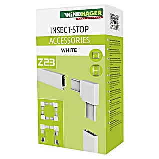Windhager Eckverbinder-Set Z23 (L x B x H: 9,5 x 21 x 7,5 cm, Kunststoff, Weiß)