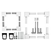 Windhager Eckverbinder-Set Z24 (L x B x H: 9,5 x 7,5 x 21 cm, Kunststoff, Weiß) | BAUHAUS