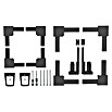 Windhager Eckverbinder-Set Z24 (L x B x H: 9,5 x 21 x 7,5 cm, Kunststoff, Anthrazit) | BAUHAUS