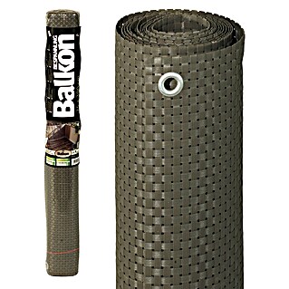 Videx Garden Balkonsichtschutz (L x H: 300 x 90 cm, Titangrau, 1 Stk.)