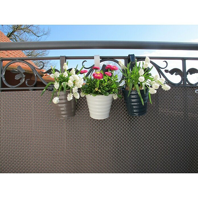 Videx Garden Balkonsichtschutz (L x H: 300 x 90 cm, Mocca/Anthrazit, 1 Stk.) | BAUHAUS