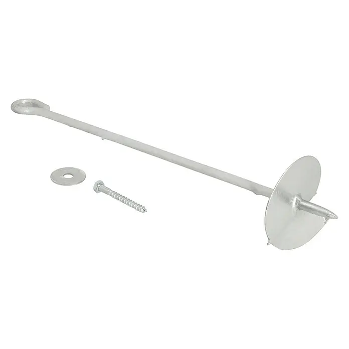 Schaukelanker - Länge: 52 cm - Ein Erdhaken mit Schraube und Unterlegscheibe, ideal zur sicheren Befestigung im Außenbereich. Solide und zuverlässig.