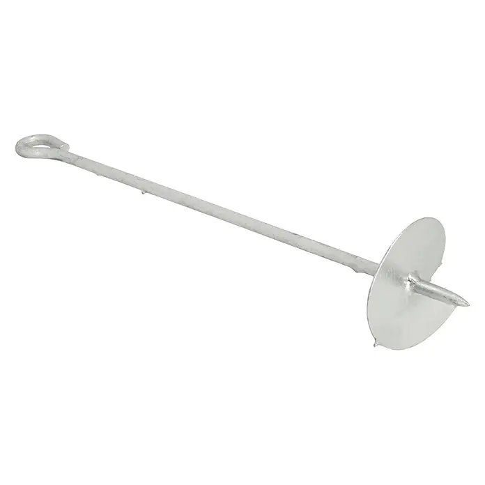 Schaukelanker - Länge: 52 cm - Erdanker mit Schraubfundament und Öse zum sicheren Befestigen von Objekten im Erdreich, ideal für den Garten- und Landschaftsbau.