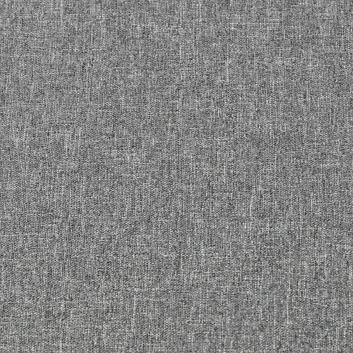 Sunfun Melina Liegenauflage - Grau, Polyester - Nahaufnahme eines grauen Stoffes mit einer deutlichen Textur, die eine subtile Eleganz und Strapazierfähigkeit suggeriert.