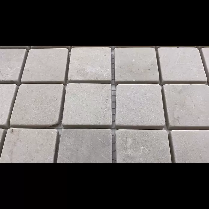 Mosaikfliese Quadrat Uni MOS 32/13R - 30,5 x 30,5 cm, Beige, Matt - MOS 32/13R