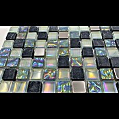 Mosaikfliese Crystal Mix XCM M840 (30,5 x 32,2 cm, Grau, Glänzend) | BAUHAUS