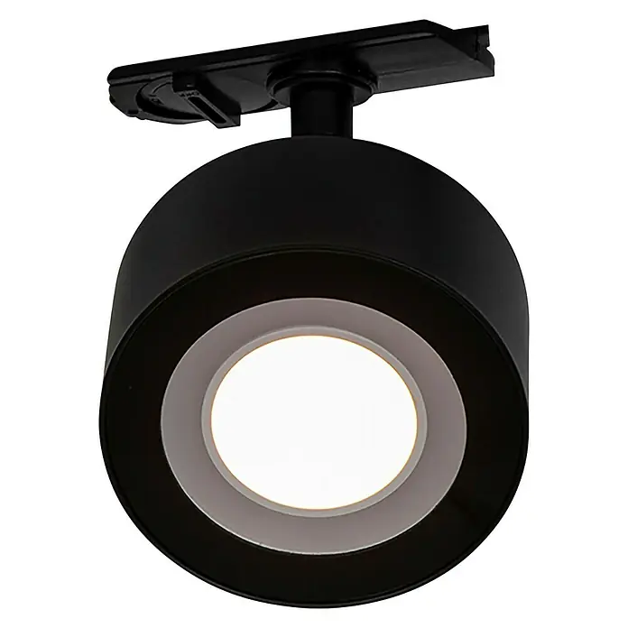 Nordlux Link Foco de pared LED Clyde - 4 W, Ø x Al: 8,5 x 10,5 cm, Blanco cálido, Negro - Foco LED negro moderno para techo, ideal para una iluminación interior elegante y para acentuar áreas.