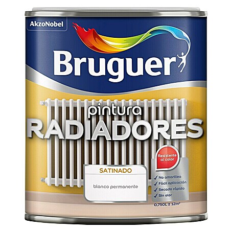 Bruguer Esmalte para radiador (Blanco, Satinado, 750 ml)