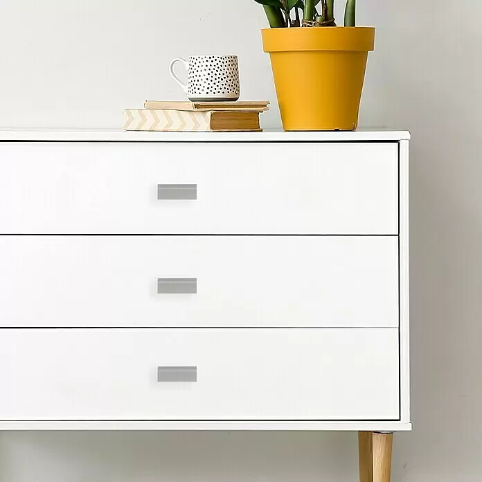 Möbelgriff - Typ Möbelgriff: Stange, Aluminium, Vernickelt, Länge: 44 mm - Stimmungsaufnahme