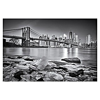 Papermoon Premium collection Fototapete New York Brooklybridge (B x H: 200 x 149 cm, Vlies)