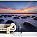 Papermoon Premium collection Fototapete Sunset Ball Beach 
