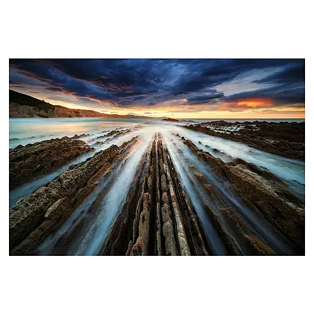 Papermoon Premium collection Fototapete Zumaia Flysch