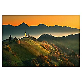 Papermoon Premium collection Fototapete Slowenischer Herbst (B x H: 450 x 280 cm, Vlies)
