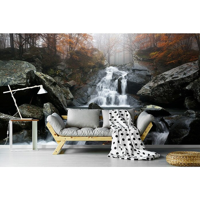 Papermoon Premium collection Fototapete Herbstnebel (B x H: 500 x 280 cm, Vlies) | BAUHAUS