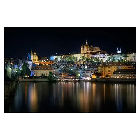 Papermoon Premium collection Fototapete Prag Nachts