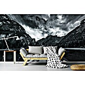 Papermoon Premium collection Fototapete Braies 'Graustufen' (B x H: 350 x 260 cm, Vlies) | BAUHAUS