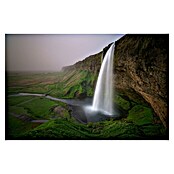 Papermoon Premium collection Fototapete Wasserfall Landschaft (B x H: 300 x 223 cm, Vlies) | BAUHAUS