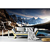 Papermoon Premium collection Fototapete Berge- und Seenlandschaft (B x H: 450 x 280 cm, Vlies) | BAUHAUS